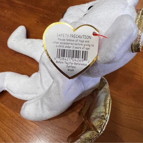 Vintage Halo II Angel Ty Beanie Baby, Stuffed Bear, Stuffed Animal Toy, Bears - Picture 9 of 9